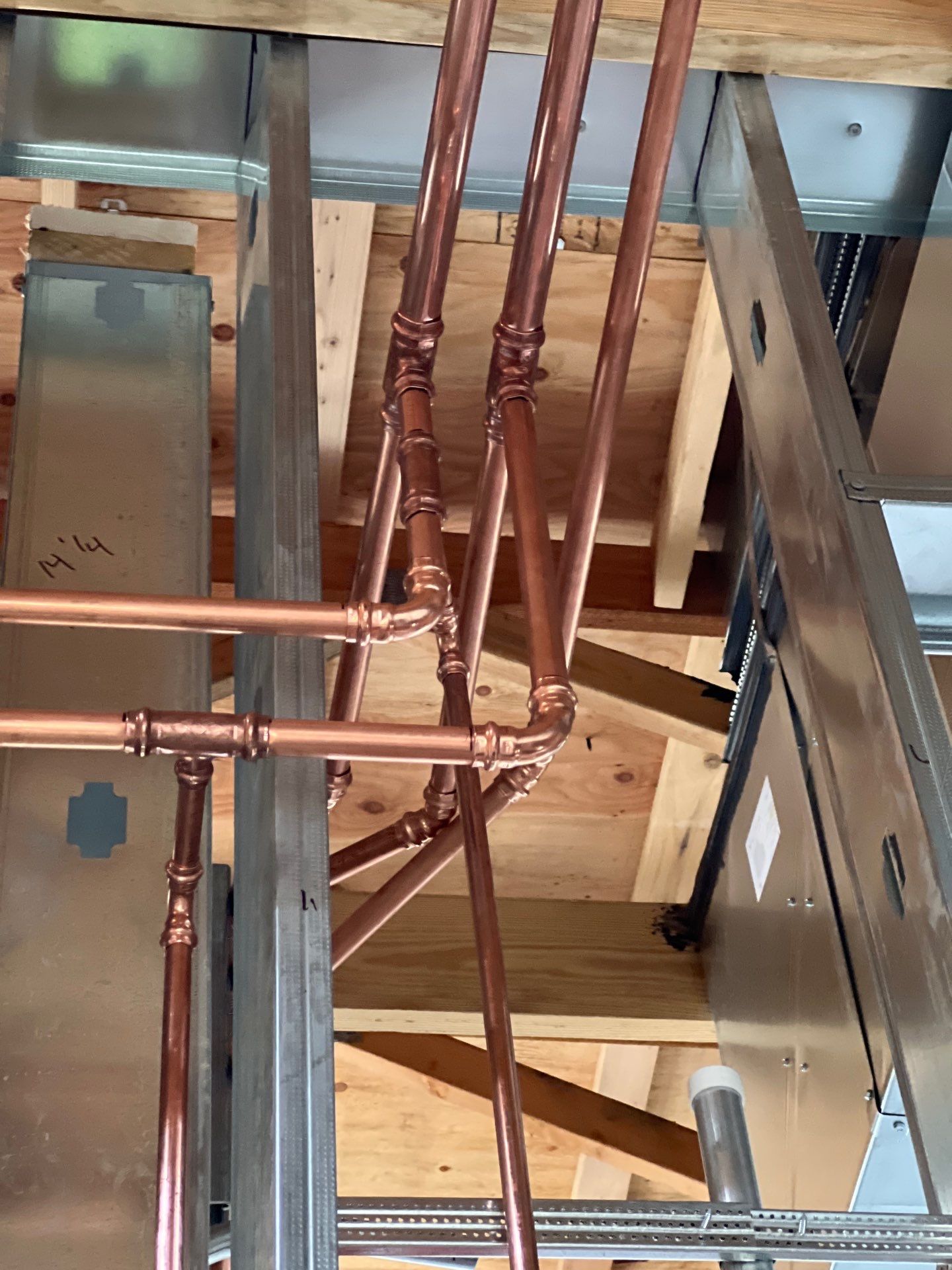 Copper water supply piping protected against freezing by Prime Plumbing in Billings, MT