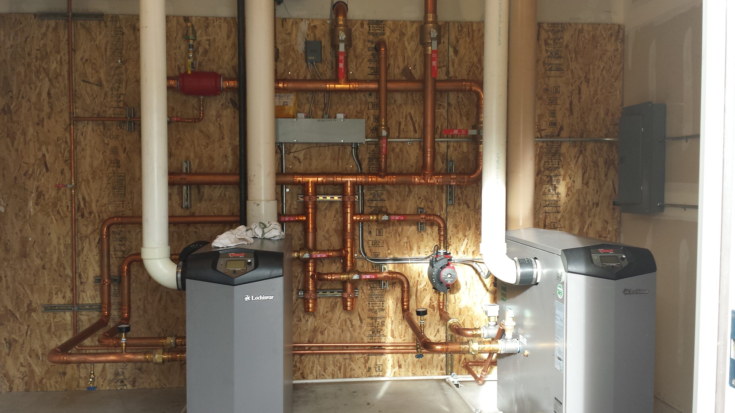 New copper and PEX repipe work replacing aging supply lines, by Prime Plumbing in Billings, MT